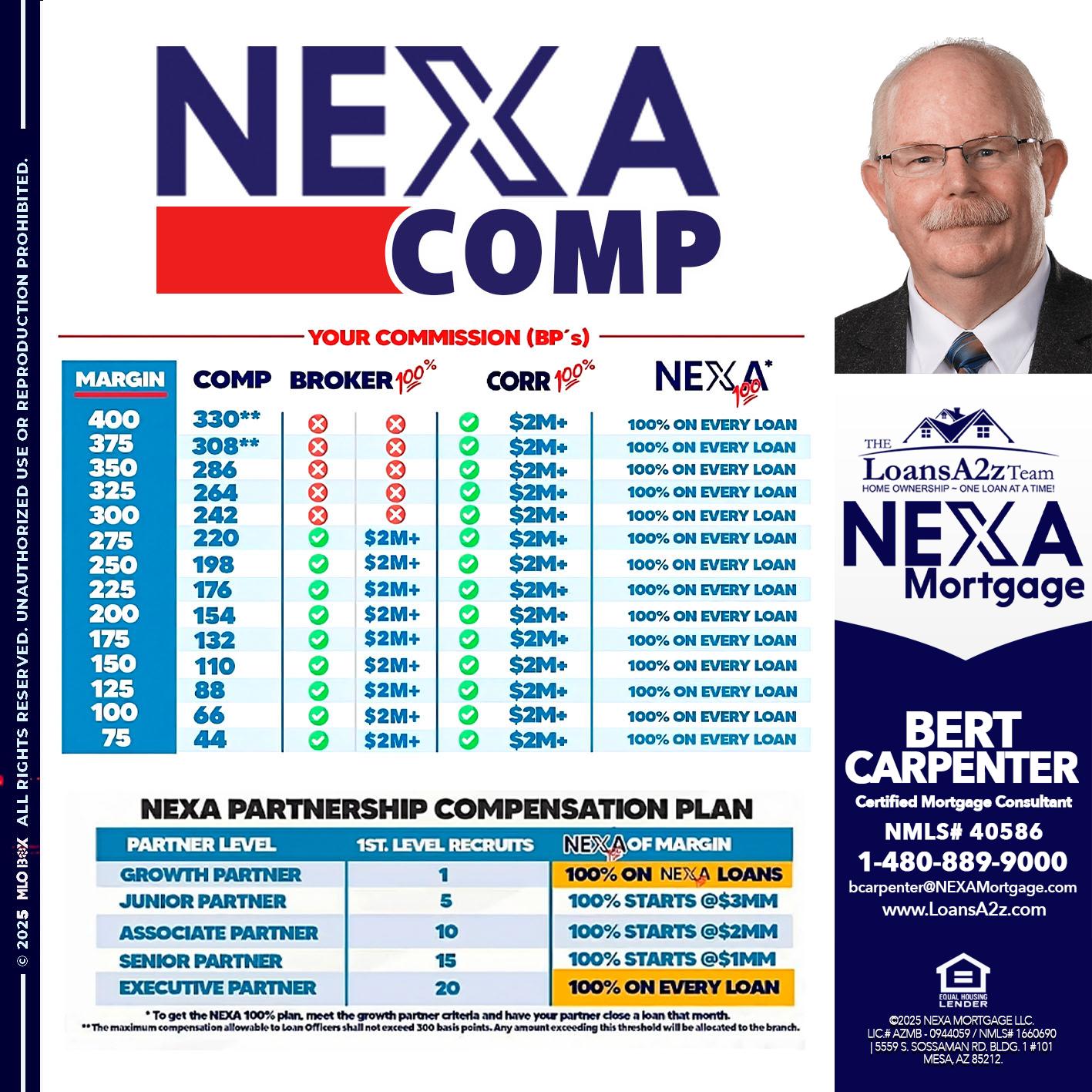 NEXA COMP - Bert Carpenter -Certified Mortgage Consultant