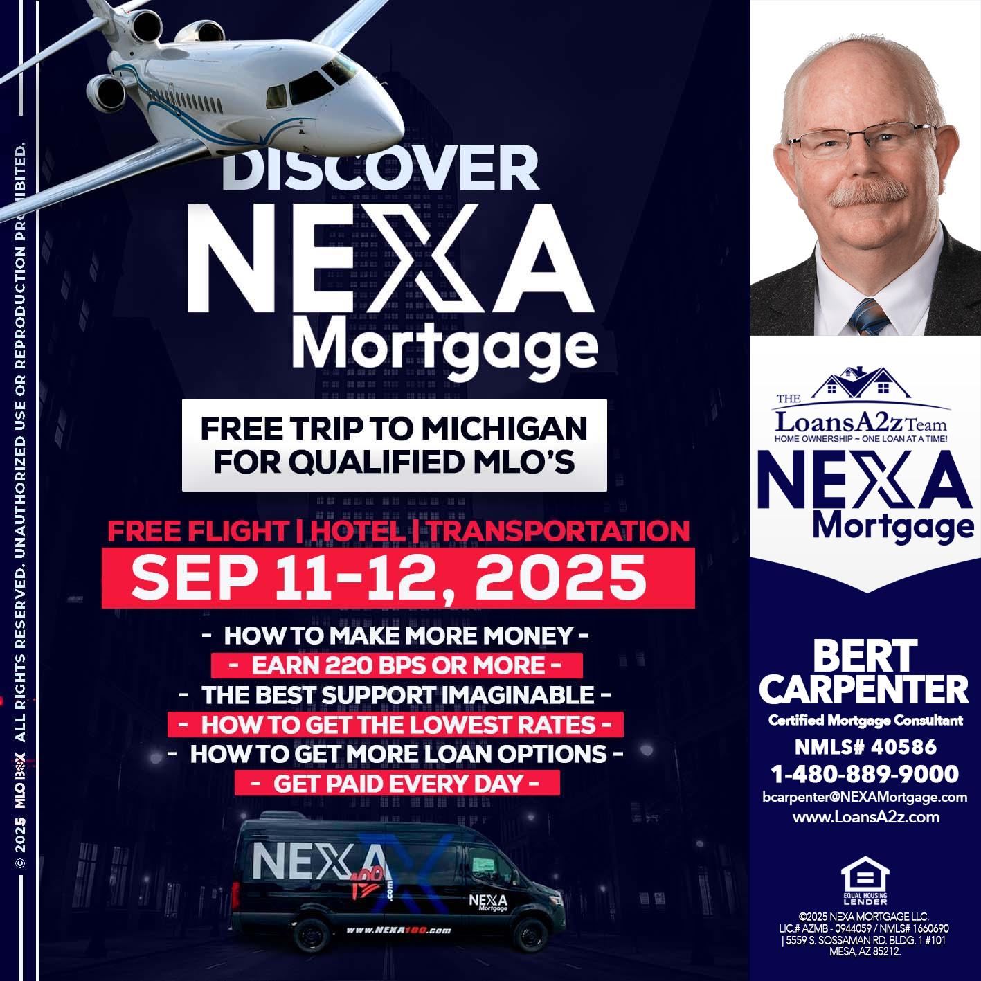 DISCOVER NEXA MORTGAGE - Bert Carpenter -Certified Mortgage Consultant