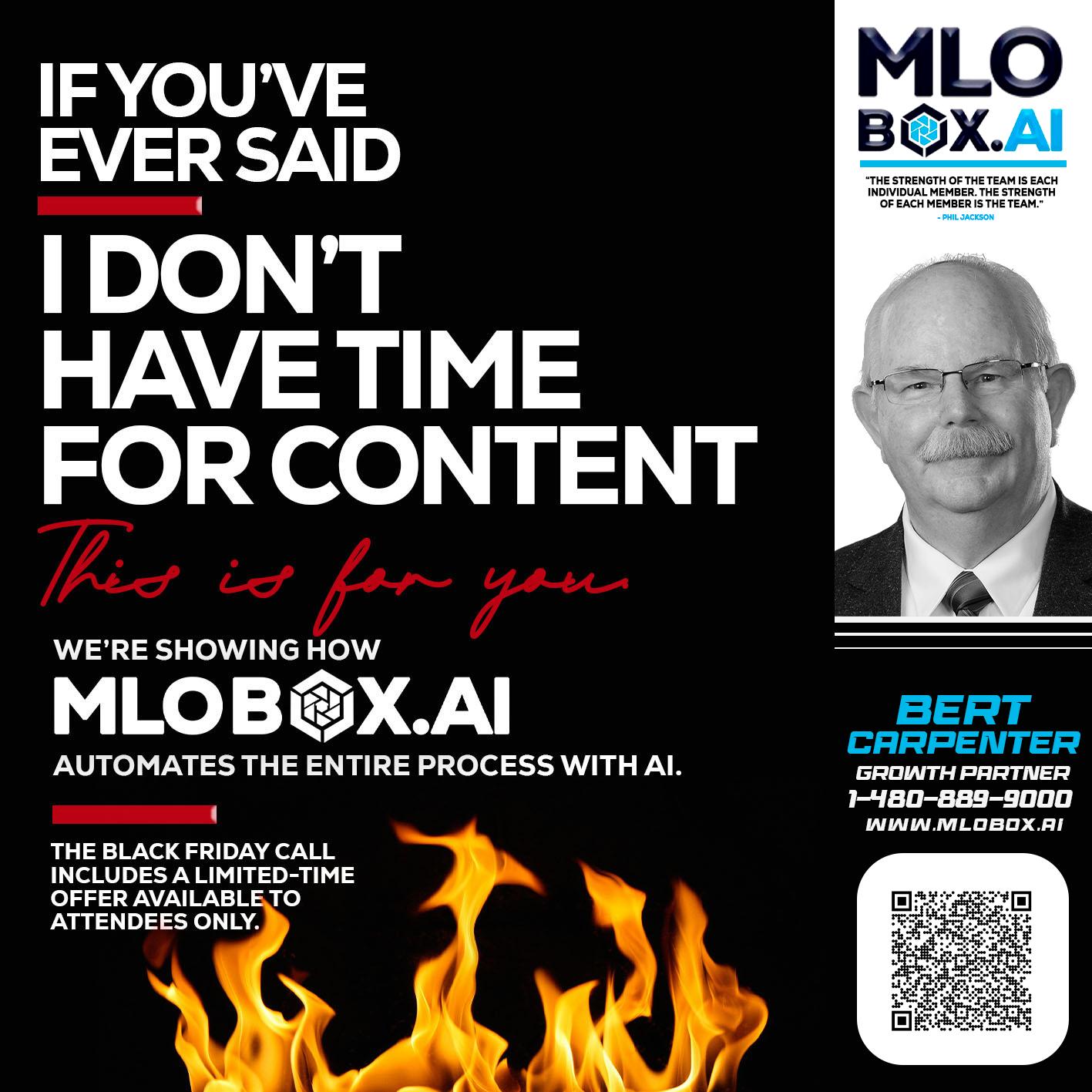 if you - Bert Carpenter -Certified Mortgage Consultant