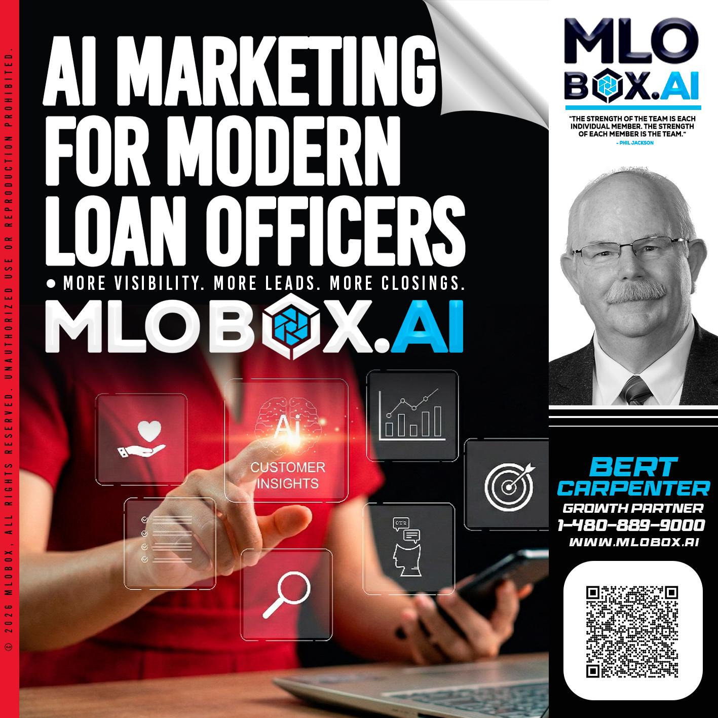 AI MARKETING - Bert Carpenter -Certified Mortgage Consultant
