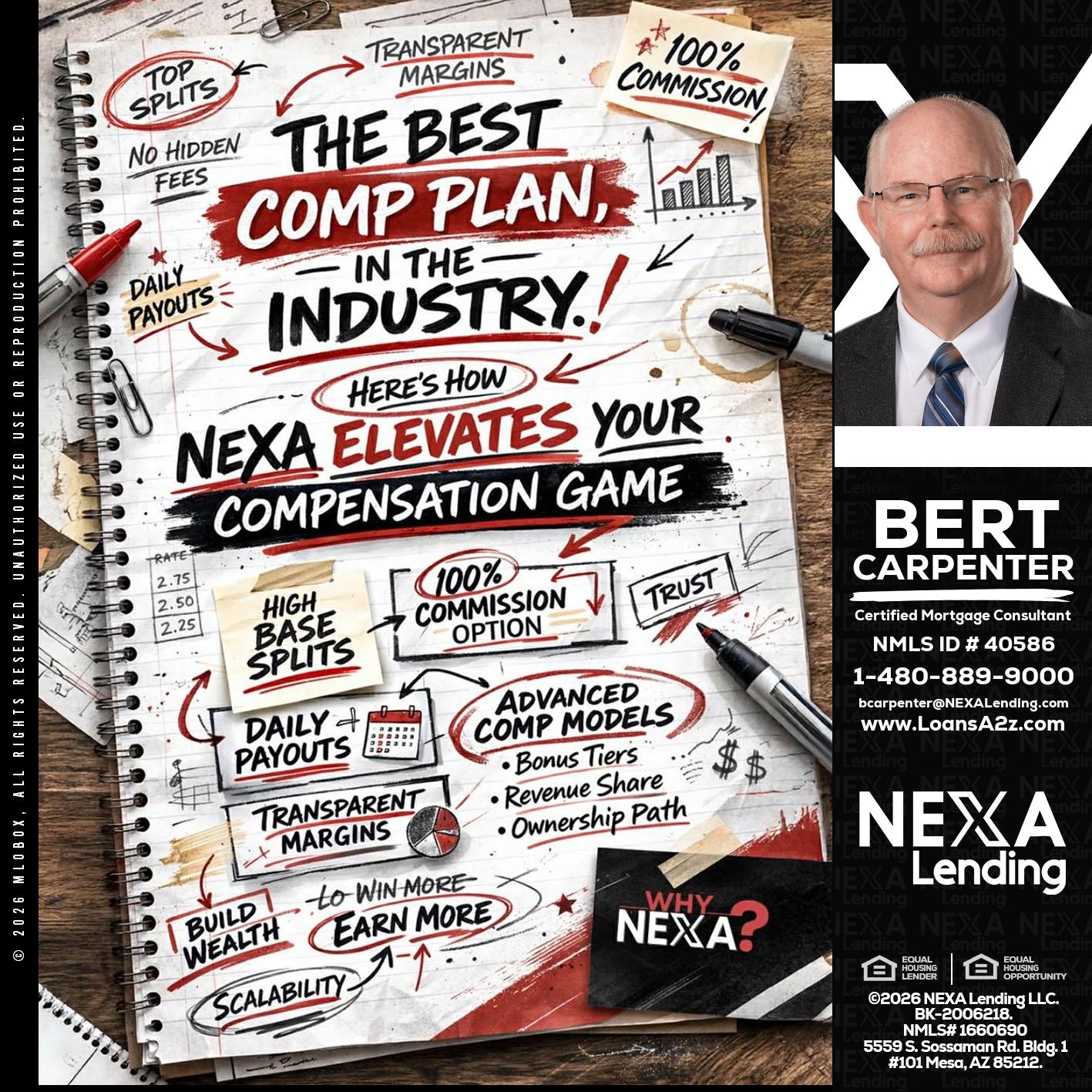 THE BEST COMP - Bert Carpenter -Certified Mortgage Consultant