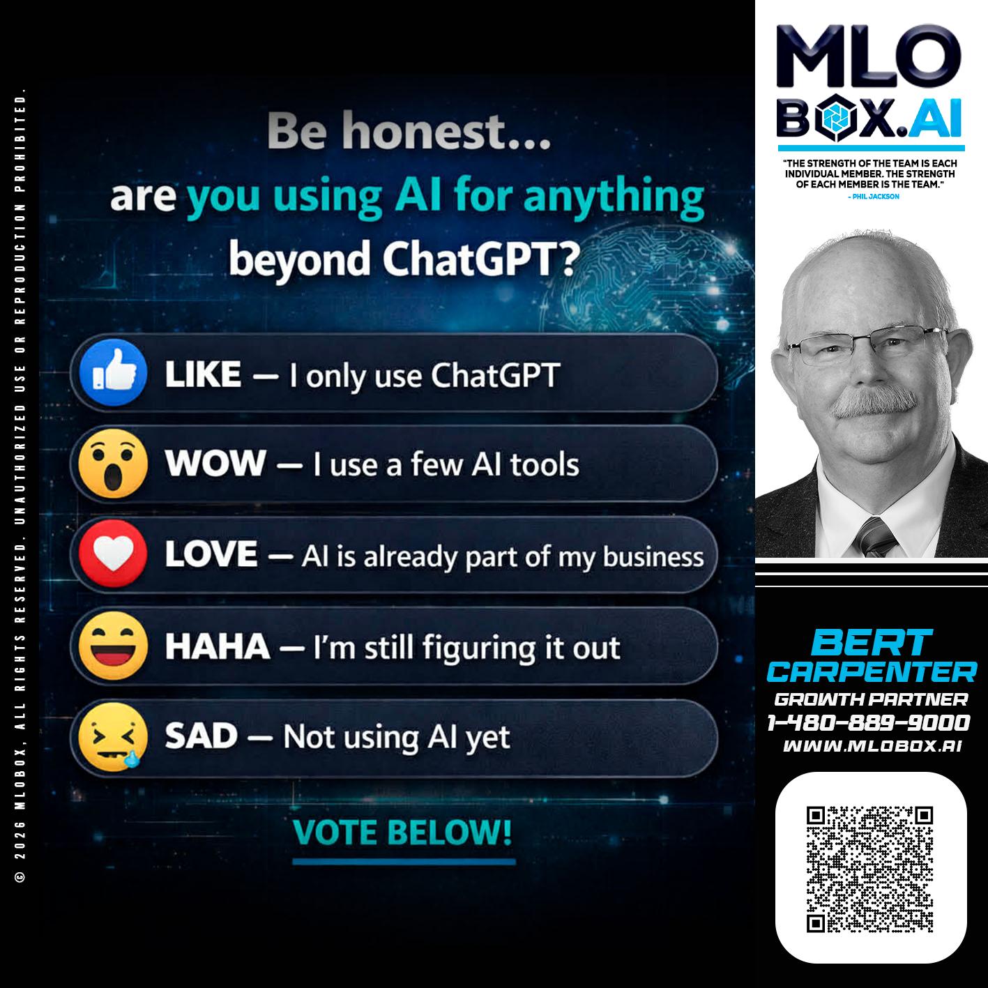 BE HONEST - Bert Carpenter -Certified Mortgage Consultant